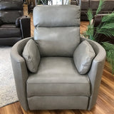 RADIUS POWER CORDLESS SWIVEL/GLIDER RECLINER GRAY