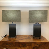 PS MTL TABLE LAMP/LIGHTING GRAY/BLACK