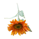 REAL TOUCH SUNFLOWER FLORAL/GREENERY ORANGE 19"