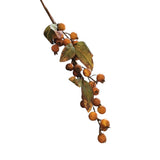 ROSEHIP STEM FLORAL/GREENERY ORANGE WITH GREEN 32"