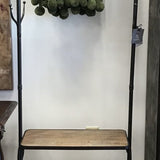METAL INDUSTRIAL COAT RACK HOME ACCESSORIES BLACK 26 X 20 X 69