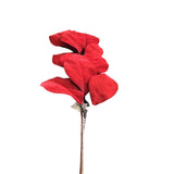 MAGNOLIA LEAF SPRAY HOLIDAY DECOR RED VELVET 33"