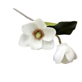 REAL TOUCH MAGNOLIA FLORAL/GREENERY WHITE 25"