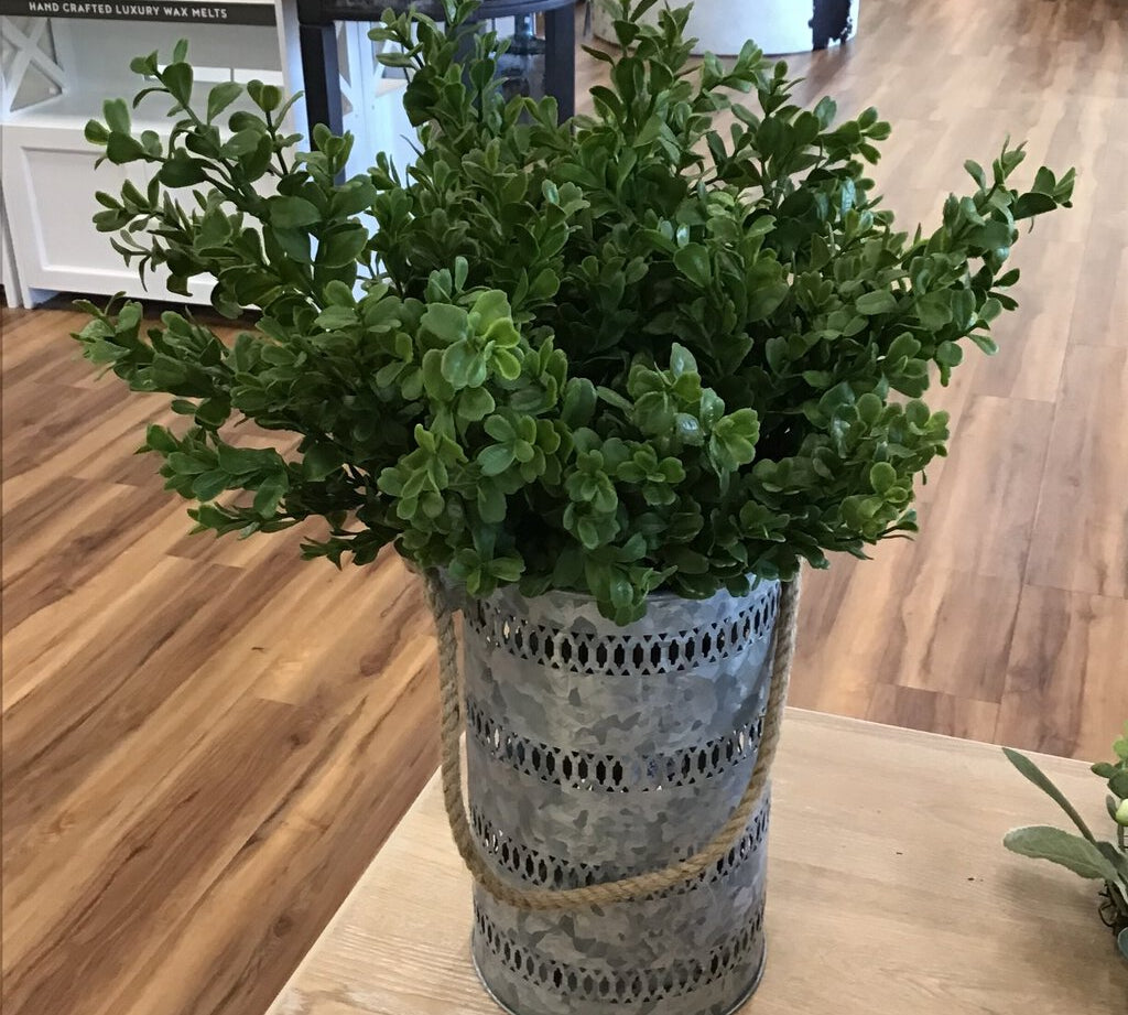 REAL TOUCH BOXWOOD PICK FLORAL/GREENERY 18"
