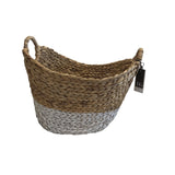 WATER HYACINTH BASKET HOME DECOR XL 17"