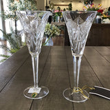 WATERFORD SET OF 2 TOASTING FLUTES (HAPPINESS) STEMWARE
