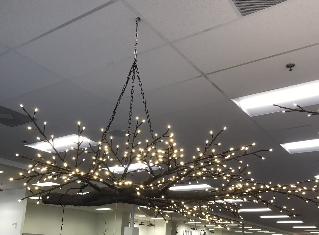 480 WW LED, BRANCH CHANDELIER