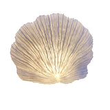SMALL STRIPED FAN CORAL LAMP/LIGHTING 15.5"