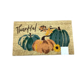 THANKFUL PUMPKINS DOORMAT HOLIDAY DECOR