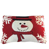 COTTON KNIT CHRISTMAS PILLOW 24"L X 16"H