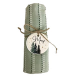 WINTER WOODS DISHTOWEL (DIAGONAL STITCH) HOLIDAY DECOR