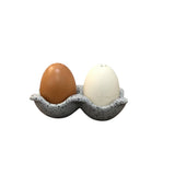 FRESH EGGS CERAMIC SALT & PEPPER SHAKER HOME DECOR
