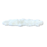 SHEEPSKIN RUG/RUNNER WHITE 72 X 18