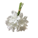 REAL TOUCH DAFFODIL BUNDLE (12 STEMS) FLORAL/GREENERY WHITE 11"