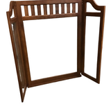 KELLER FURNITURE WITH 11 DRAWERS AND BEVEL TRIFOLD CHEST/DRESSER CHERRY/BROWN 40H X 64W X 19D