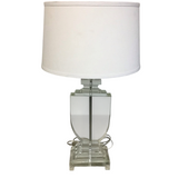 CLEAR CONTEMPORARY/URN STYLE LAMP/LIGHTING 31H