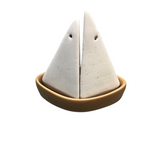 SAILBOAT SALT & PEPPER SHAKER SET HOME DECOR