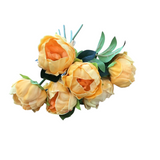 REAL TOUCH PEONY BUNDLE FLORAL/GREENERY PEACH 12"