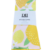 LEMON SQUEEZE PRINTED MICROFIBER DISHTOWEL LINENS
