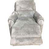MANUAL FABRIC SWIVEL GLIDER RECLINER GRAY