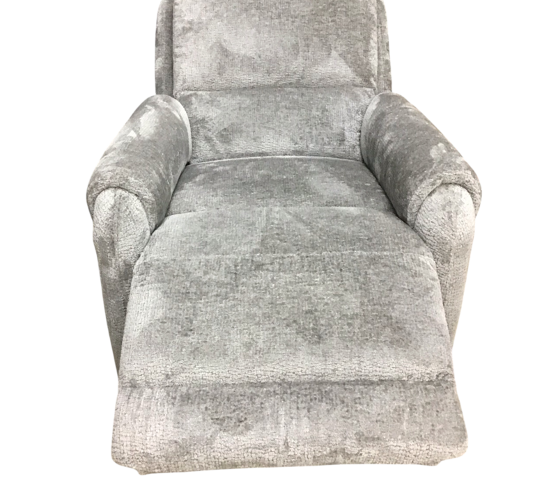 MANUAL FABRIC SWIVEL GLIDER RECLINER GRAY