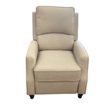 MANUAL UPHOLSTERED RECLINER BEIGE 41H X 28W X 36D