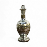 Z GALLERIE MERCURY GLASS DECANTER HOME DECOR SILVER 12H