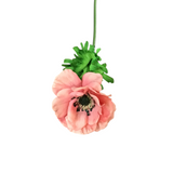 REAL TOUCH BUTTERCUP WILDFLOWER FLORAL/GREENERY CORAL 20.5"