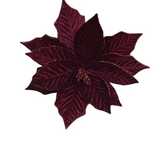 POINSETTIA STEM FLORAL/GREENERY RED 20"