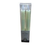 SET OF 2 HONEYCOMB LED TAPER CANDLES W/TIMER HOLIDAY DECOR