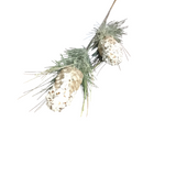 GLITTERED PINECONE W/PINE & SEQUIN SPRAY HOLIDAY DECOR GOLD 32"
