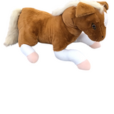 CK-JUMBO HORSE STUFFED TOY BROWN