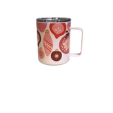 THE DARLING EFFECT ORNAMENTS INSULATED TUMBLER HOLIDAY DECOR PINK 14 OZ