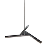 MODERN FORMS CHANDELIER SILVER 46"H