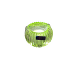 CONFETTI VOTIVE CRYSTAL GREEN 3"