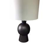 "KELITA" TABLE LAMP LAMP/LIGHTING TEXTURED BLACK 25"H