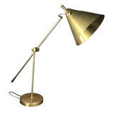 MCKENZIE EVANS "WATKINS" TABLE LAMP LAMP/LIGHTING GOLD 28H