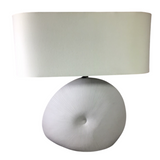 "BUSABA" TABLE LAMP LAMP/LIGHTING TEXTURED BEIGE 24"H
