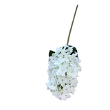 REAL TOUCH CONE HYDRANGEA STEM FLORAL/GREENERY WHITE 28"