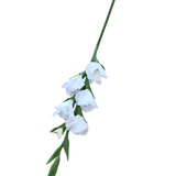 REAL TOUCH GLADIOLUS FLORAL/GREENERY WHITE 34"