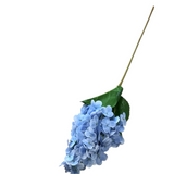 REAL TOUCH CONE HYDRANGEA STEM FLORAL/GREENERY BLUE 28"