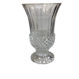 Cristal d'Arques DURAND LONGCHAMP VASE CRYSTAL 9"H