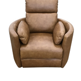 RADIUS-VINTAGE POWER/SWIVEL GLIDER RECLINER CARAMEL 39H X 39W X 36D