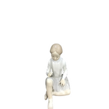 LLADRO GIRL WITH FLOWER FIGURINE HOME DECOR 20"H