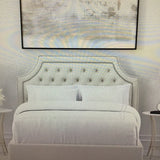 JASMINE-CHAMPAGNE #4 BED NATURAL QUEEN SIZE