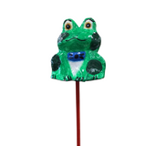 FROG MARACA HOME DECOR GREEN 18"H