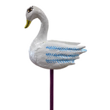 SWAN MARACA HOME DECOR WHITE 18"H