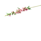 HOLLYHOCK STEM FLORAL/GREENERY PINK 43"