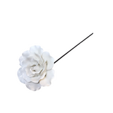 RESIN FLOWER #3 FLORAL/GREENERY WHITE 9.25