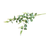 LAVANDER WITH EUCALYPTUS LEAVES STEM FLORAL/GREENERY CREAM/GREEN 35"